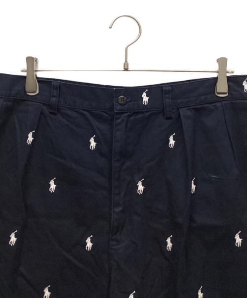 POLO RALPH LAUREN（ポロ・ラルフローレン）POLO RALPH LAUREN (ポロ・ラルフローレン) ハーフパンツ ネイビー×ホワイト サイズ:38の古着・服飾アイテム