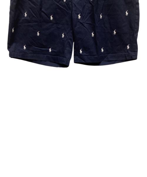 POLO RALPH LAUREN（ポロ・ラルフローレン）POLO RALPH LAUREN (ポロ・ラルフローレン) ハーフパンツ ネイビー×ホワイト サイズ:38の古着・服飾アイテム