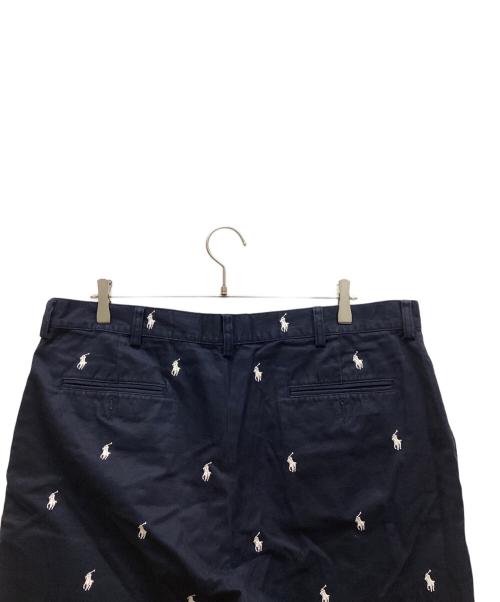 POLO RALPH LAUREN（ポロ・ラルフローレン）POLO RALPH LAUREN (ポロ・ラルフローレン) ハーフパンツ ネイビー×ホワイト サイズ:38の古着・服飾アイテム