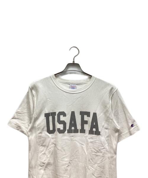 Champion REVERSE WEAVE（チャンピオン リバース ウィーブ）Champion REVERSE WEAVE (チャンピオン リバース ウィーブ) 半袖カットソー ホワイト サイズ:Mの古着・服飾アイテム