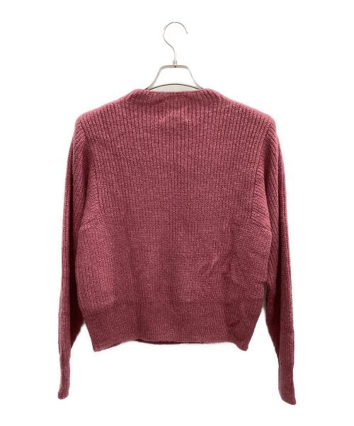 Hysteric Glamour（ヒステリックグラマー）Hysteric Glamour (ヒステリックグラマー) BLACK CAT編込 セーター ショッキングピンク サイズ:FREEの古着・服飾アイテム