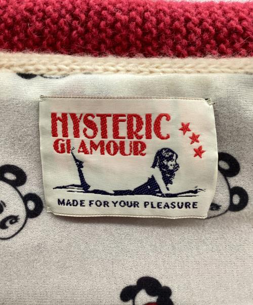 Hysteric Glamour（ヒステリックグラマー）Hysteric Glamour (ヒステリックグラマー) アップルパンダカウチンジャンバー ベージュ×レッド サイズ:FREEの古着・服飾アイテム