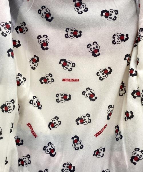 Hysteric Glamour（ヒステリックグラマー）Hysteric Glamour (ヒステリックグラマー) アップルパンダカウチンジャンバー ベージュ×レッド サイズ:FREEの古着・服飾アイテム