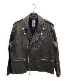 SWITCHBLADE（スイッチブレード）の古着「レザーライダースジャケット」｜ブラック
