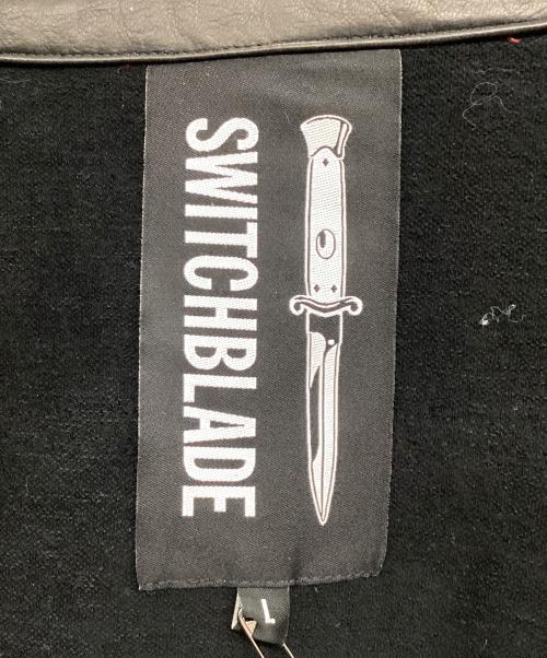 SWITCHBLADE（スイッチブレード）SWITCHBLADE (スイッチブレード) レザーライダースジャケット ブラック サイズ:Lの古着・服飾アイテム