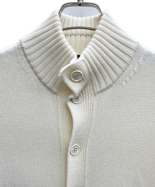 Zanone（ザノーネ）Zanone (ザノーネ) 厚手カーディガン アイボリー サイズ:46の古着・服飾アイテム