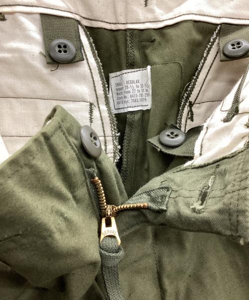US ARMY（ユーエスアーミー）US ARMY (ユーエスアーミー) M-65フィールドパンツ 1974年 カーキ サイズ:SMALL REGULARの古着・服飾アイテム