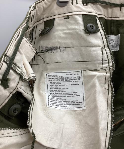 US ARMY（ユーエスアーミー）US ARMY (ユーエスアーミー) M-65フィールドパンツ 1974年 カーキ サイズ:SMALL REGULARの古着・服飾アイテム