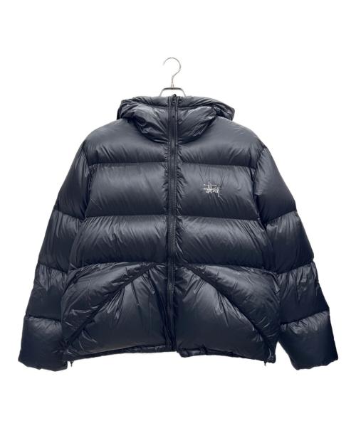 stussy（ステューシー）stussy (ステューシー) MICRO RIPSTOP DOWN PARKA ブラック サイズ:XLの古着・服飾アイテム