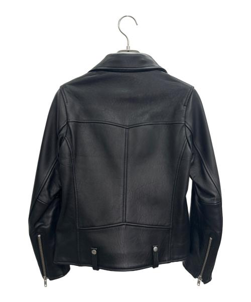 Demi-Luxe Beams（デミルクス ビームス）Demi-Luxe Beams (デミルクス ビームス) レザーライダースジャケット ブラック サイズ:38の古着・服飾アイテム