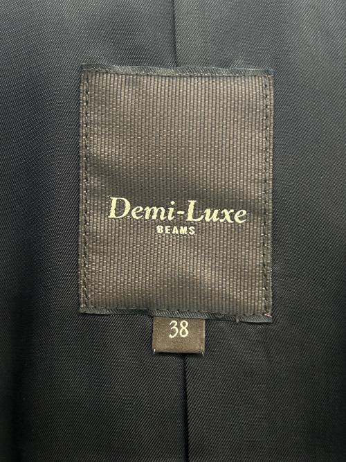 Demi-Luxe Beams（デミルクス ビームス）Demi-Luxe Beams (デミルクス ビームス) レザーライダースジャケット ブラック サイズ:38の古着・服飾アイテム