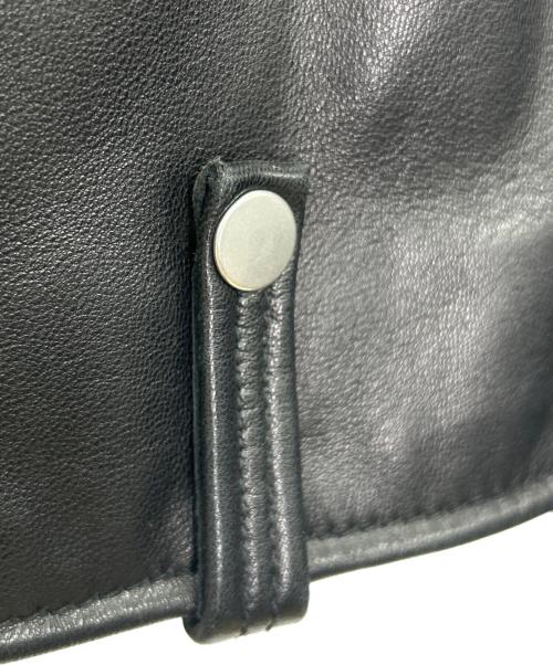 Demi-Luxe Beams（デミルクス ビームス）Demi-Luxe Beams (デミルクス ビームス) レザーライダースジャケット ブラック サイズ:38の古着・服飾アイテム