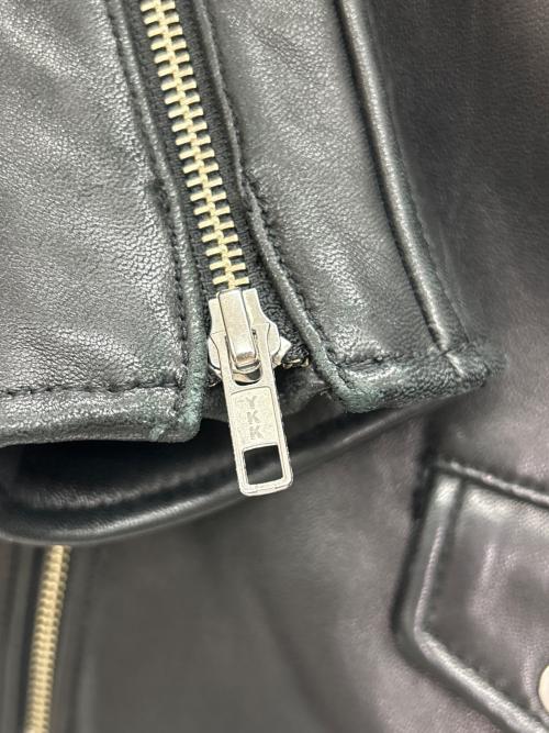 Demi-Luxe Beams（デミルクス ビームス）Demi-Luxe Beams (デミルクス ビームス) レザーライダースジャケット ブラック サイズ:38の古着・服飾アイテム