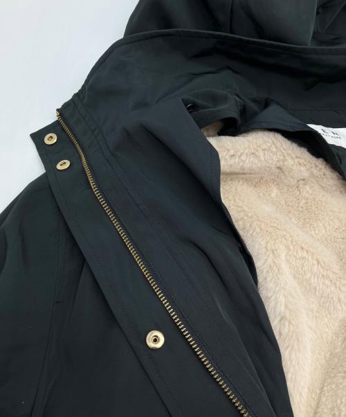 Adam et Rope（アダム エ ロペ）Adam et Rope (アダム エ ロペ) ライナー付ナイロンコート ブラック サイズ:Freeの古着・服飾アイテム