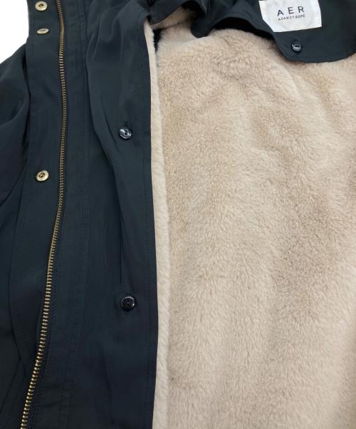 Adam et Rope（アダム エ ロペ）Adam et Rope (アダム エ ロペ) ライナー付ナイロンコート ブラック サイズ:Freeの古着・服飾アイテム