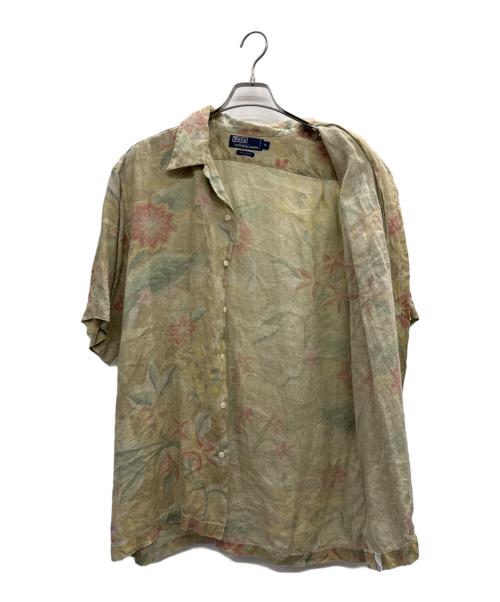 POLO RALPH LAUREN（ポロ・ラルフローレン）POLO RALPH LAUREN (ポロ・ラルフローレン) リネンシャツ カーキ サイズ:Mの古着・服飾アイテム