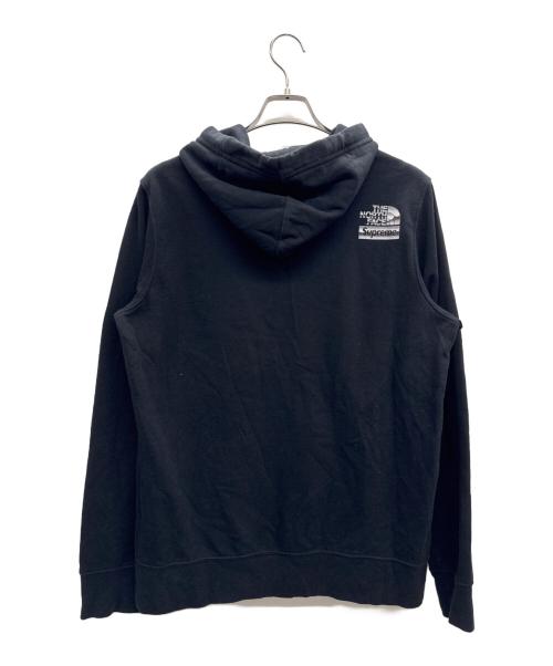 THE NORTH FACE（ザ ノース フェイス）THE NORTH FACE (ザ ノース フェイス) SUPREME (シュプリーム) Metallic Logo Hooded Sweatshirt ブラック サイズ:Ｓの古着・服飾アイテム