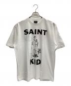 SAINT MICHAEL×The Kid LAROIセントマイケル×ザ キッド ラロイ）の古着「THE KID LAROI Print Tシャツ」｜ホワイト