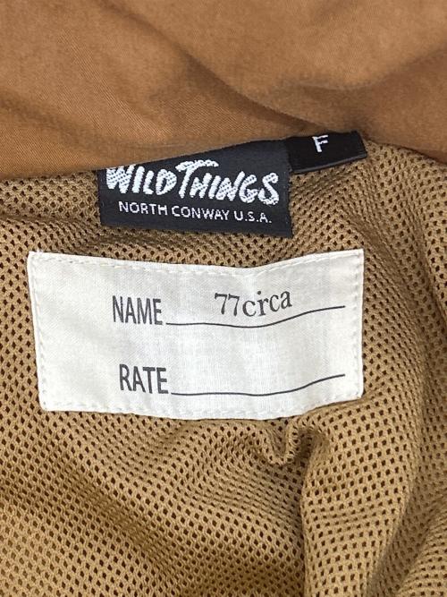 WILD THINGS（ワイルドシングス）WILD THINGS (ワイルドシングス) 77circa (ナナナナサーカ) モンスターパーカー ブラウン サイズ:Fの古着・服飾アイテム