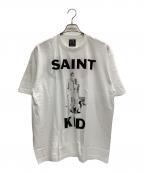 SAINT MICHAEL×The Kid LAROIセントマイケル×ザ キッド ラロイ）の古着「The Kid LAROI Print Tシャツ」｜ホワイト