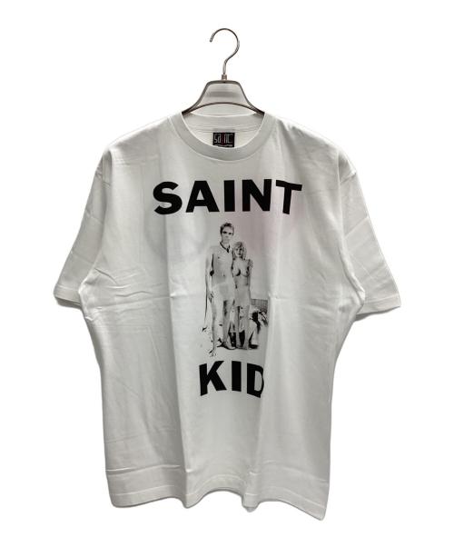 SAINT MICHAEL（セントマイケル）SAINT MICHAEL (セントマイケル) The Kid LAROI (ザ キッド ラロイ) The Kid LAROI Print Tシャツ ホワイト サイズ:XL 未使用品の古着・服飾アイテム