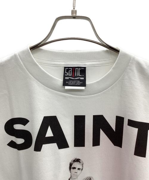 SAINT MICHAEL（セントマイケル）SAINT MICHAEL (セントマイケル) The Kid LAROI (ザ キッド ラロイ) The Kid LAROI Print Tシャツ ホワイト サイズ:XL 未使用品の古着・服飾アイテム