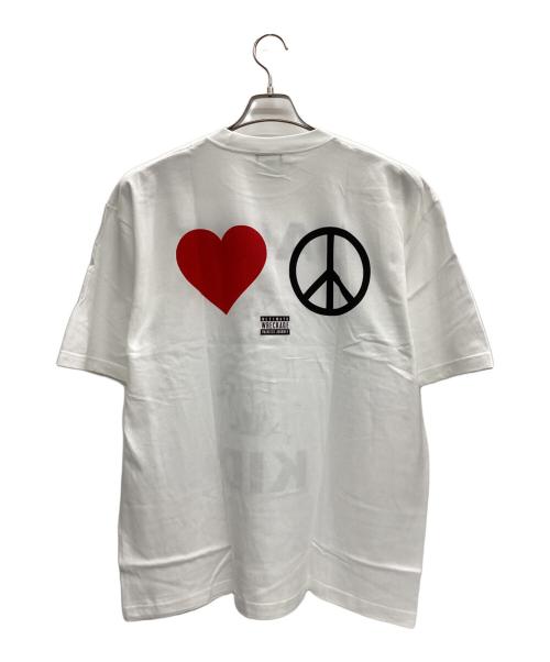 SAINT MICHAEL（セントマイケル）SAINT MICHAEL (セントマイケル) The Kid LAROI (ザ キッド ラロイ) The Kid LAROI Print Tシャツ ホワイト サイズ:XL 未使用品の古着・服飾アイテム