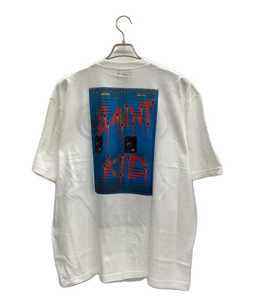 SAINT MICHAEL（セントマイケル）SAINT MICHAEL (セントマイケル) The Kid LAROI (ザ キッド ラロイ) The Kid LAROI Print Tシャツ ホワイト×ブラック サイズ:XL 未使用品の古着・服飾アイテム