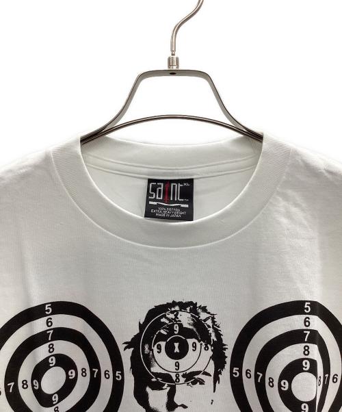 SAINT MICHAEL（セントマイケル）SAINT MICHAEL (セントマイケル) The Kid LAROI (ザ キッド ラロイ) The Kid LAROI Print Tシャツ ホワイト×ブラック サイズ:XL 未使用品の古着・服飾アイテム