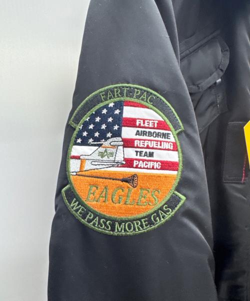 ALPHA（アルファ）ALPHA (アルファ) インジェクターフライトジャケット ブラック サイズ:M 未使用品の古着・服飾アイテム