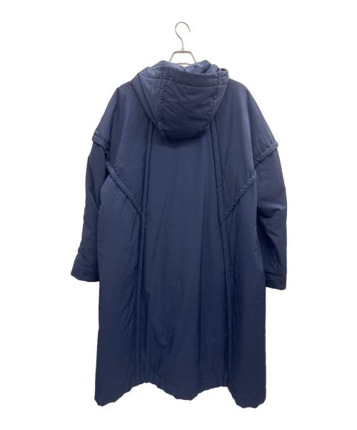 HOMME PLISSE ISSEY MIYAKE（オム プリッセ イッセイ ミヤケ）HOMME PLISSE ISSEY MIYAKE (オム プリッセ イッセイ ミヤケ) FRAME COAT ネイビー サイズ:3の古着・服飾アイテム