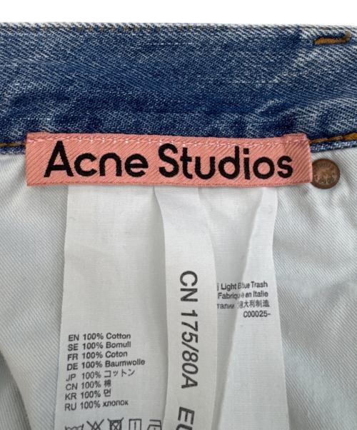 Acne studios（アクネ ストゥディオス）Acne studios (アクネ ストゥディオス) ベルテッドデニムパンツ インディゴ サイズ:W32×L32の古着・服飾アイテム