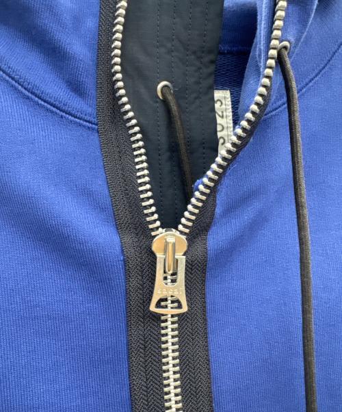 sacai（サカイ）sacai (サカイ) S Sweat Jersey Hoodie ブルー サイズ:3の古着・服飾アイテム