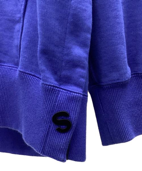 sacai（サカイ）sacai (サカイ) S Sweat Jersey Hoodie ブルー サイズ:3の古着・服飾アイテム