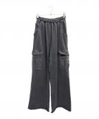 jiedaジエダ）の古着「スウェットカーゴパンツ」｜グレー