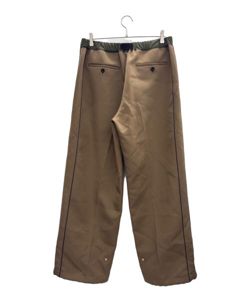 sacai（サカイ）sacai (サカイ) Technical Jersey Pants ブラウン サイズ:3の古着・服飾アイテム