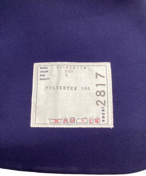 sacai（サカイ）sacai (サカイ) Technical Jersey Pants ネイビー サイズ:3の古着・服飾アイテム