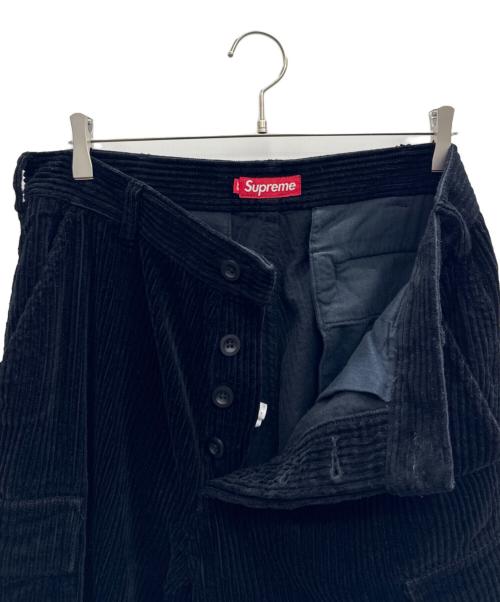 SUPREME（シュプリーム）SUPREME (シュプリーム) コーデュロイカーゴパンツ ブラック サイズ:W32の古着・服飾アイテム