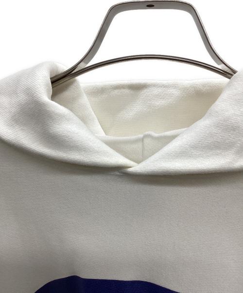 HUMAN MADE（ヒューマンメイド）HUMAN MADE (ヒューマンメイド) プルオーバーパーカー ホワイト×ブルー サイズ:XXLの古着・服飾アイテム