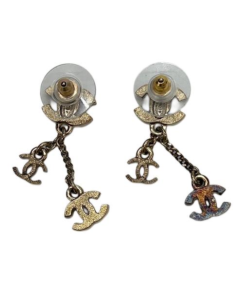 CHANEL（シャネル）CHANEL (シャネル) ココマーク三連ピアスの古着・服飾アイテム