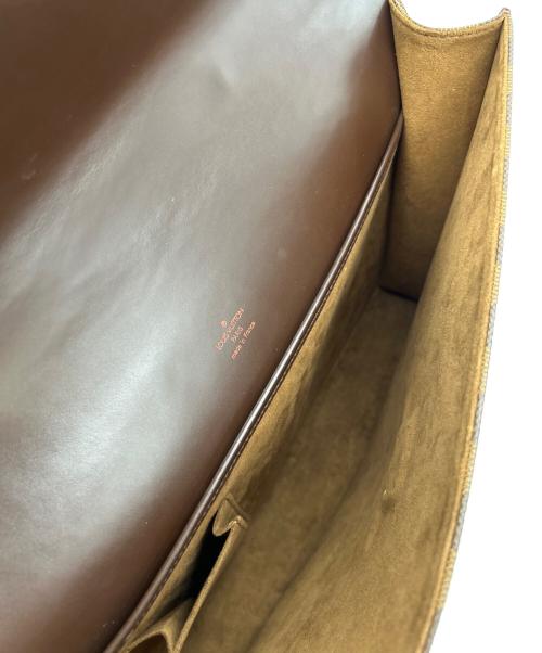 LOUIS VUITTON（ルイ ヴィトン）LOUIS VUITTON (ルイ ヴィトン) ビジネスバッグ ブラウンの古着・服飾アイテム