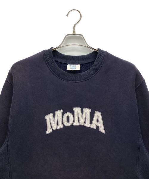 Champion REVERSE WEAVE（チャンピオン リバース ウィーブ）Champion REVERSE WEAVE (チャンピオン リバース ウィーブ) MoMA (モマ) スウェット ネイビー サイズ:3XLの古着・服飾アイテム