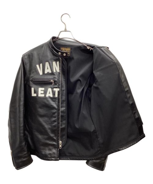 VANSON（バンソン）VANSON (バンソン) 40周年記念シングルライダース ブラック サイズ:Mの古着・服飾アイテム