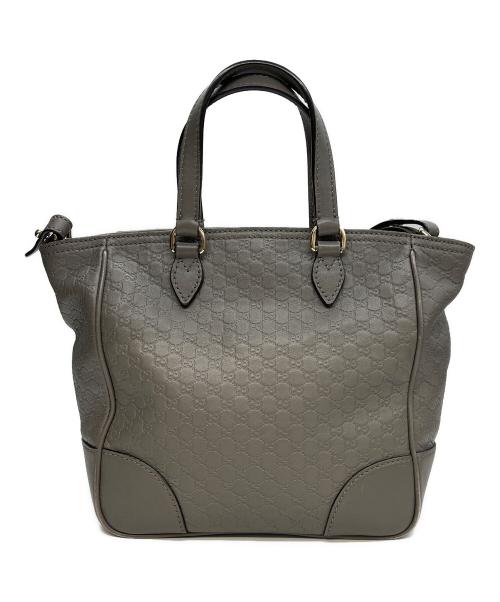 GUCCI（グッチ）GUCCI (グッチ) 2WAYバッグ グレーの古着・服飾アイテム