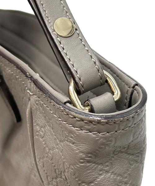 GUCCI（グッチ）GUCCI (グッチ) 2WAYバッグ グレーの古着・服飾アイテム