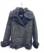 DIESELディーゼル）の古着「ムートンジャケット」｜ブラウン