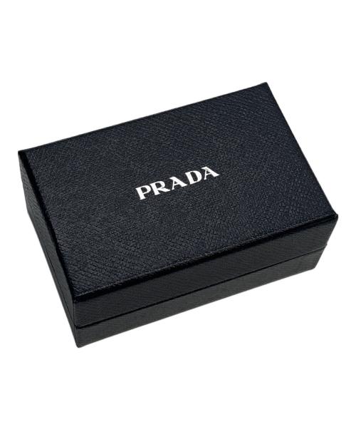 PRADA（プラダ）PRADA (プラダ) 3つ折り財布 ブラックの古着・服飾アイテム