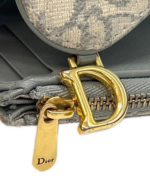 Christian Dior（クリスチャン ディオール）Christian Dior (クリスチャン ディオール) ロータスウォレット ベージュ×グレーの古着・服飾アイテム