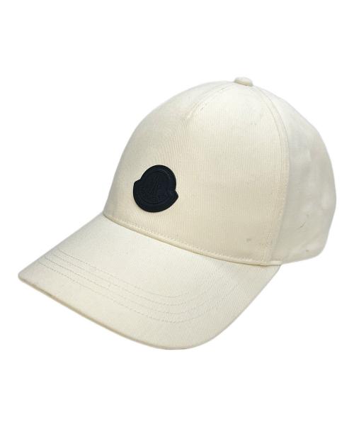 MONCLER（モンクレール）MONCLER (モンクレール) キャップ アイボリー サイズ:UNI / 58-66㎝の古着・服飾アイテム