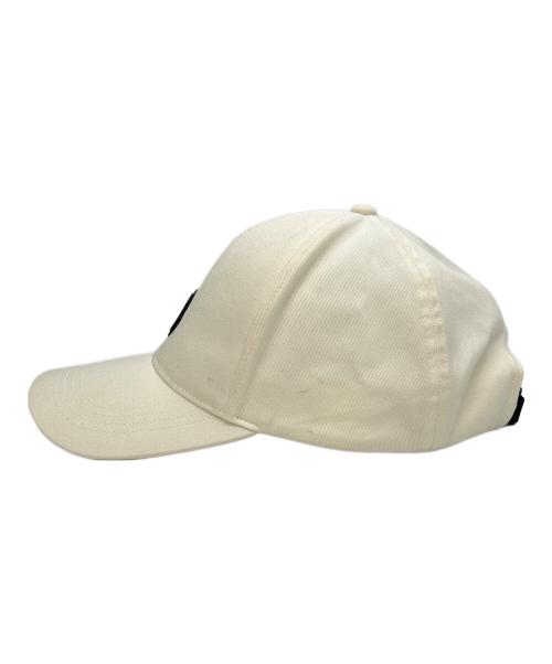MONCLER（モンクレール）MONCLER (モンクレール) キャップ アイボリー サイズ:UNI / 58-66㎝の古着・服飾アイテム